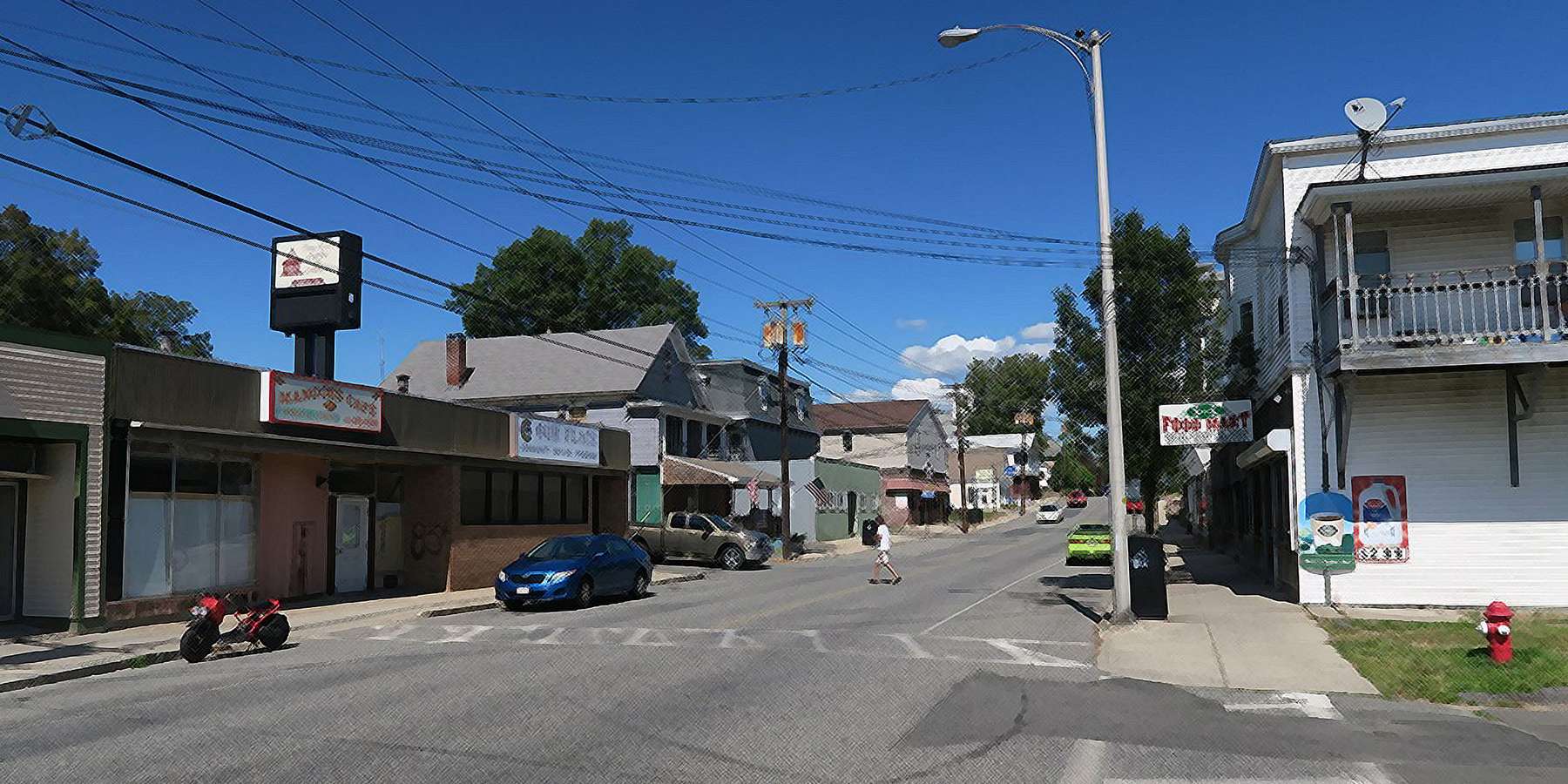 Photo of Main Street in Three Rivers, Massachusetts Photo of Main Street in Three Rivers, Massachusetts