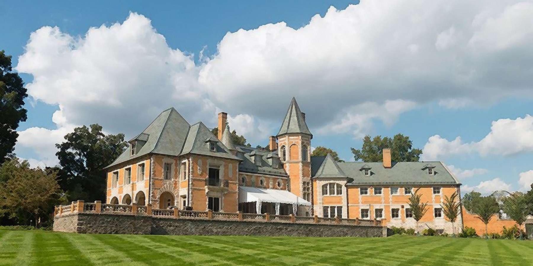 Photo of Cairnwood Mansion in Bryn Athyn, Pennsylvania Photo of Cairnwood Mansion in Bryn Athyn, Pennsylvania