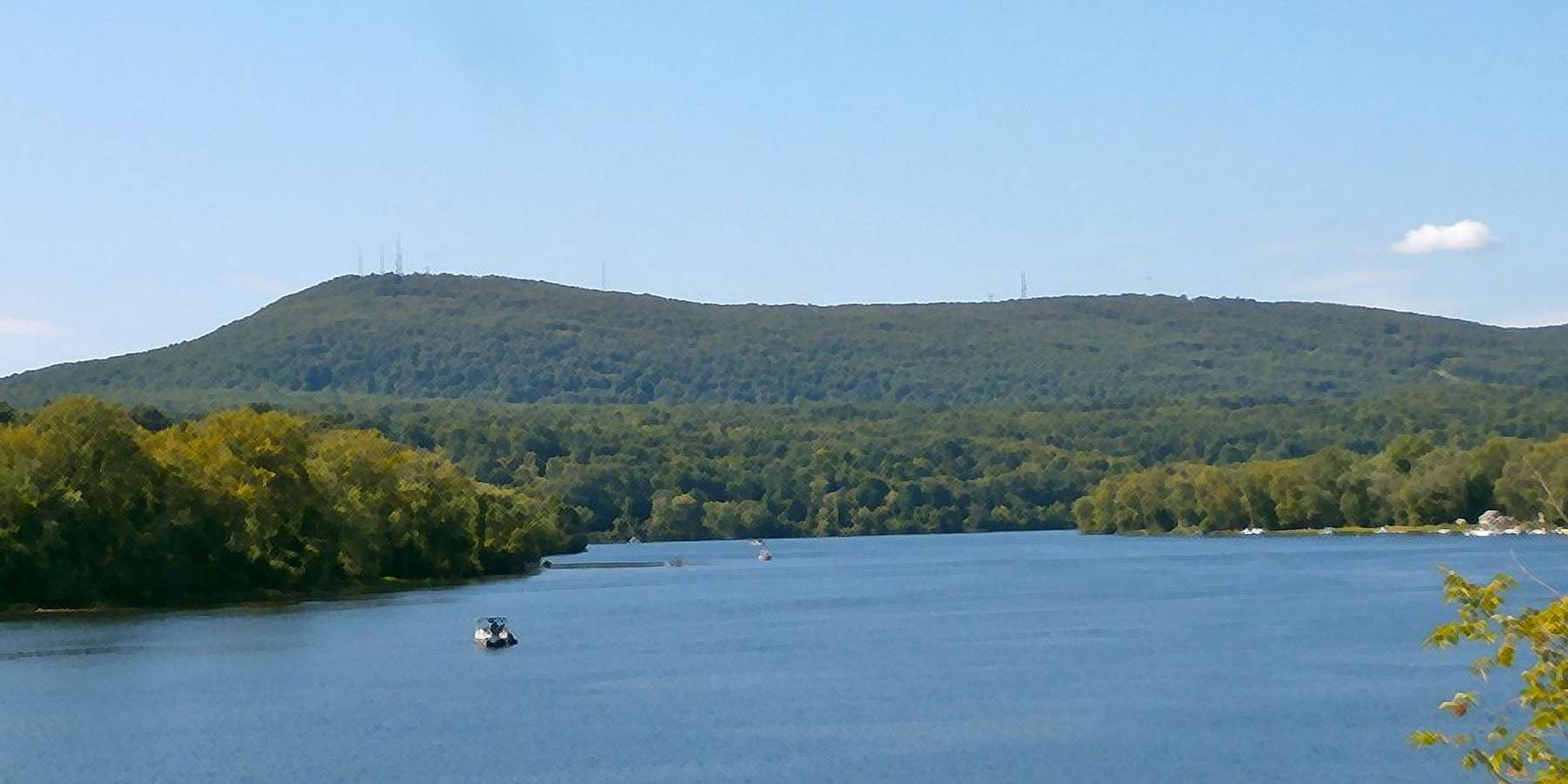 Photo of the Connecticut River in Hadley, New York Photo of the Connecticut River in Hadley, New York