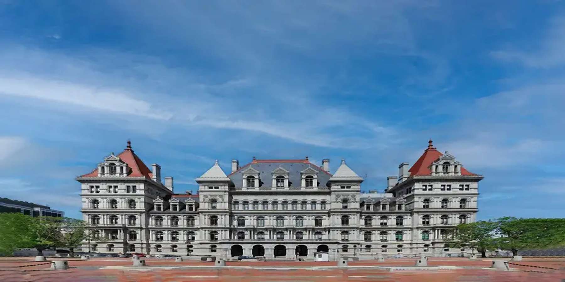 Photo of the New York State Capitol in Albany, New York Photo of the New York State Capitol in Albany, New York