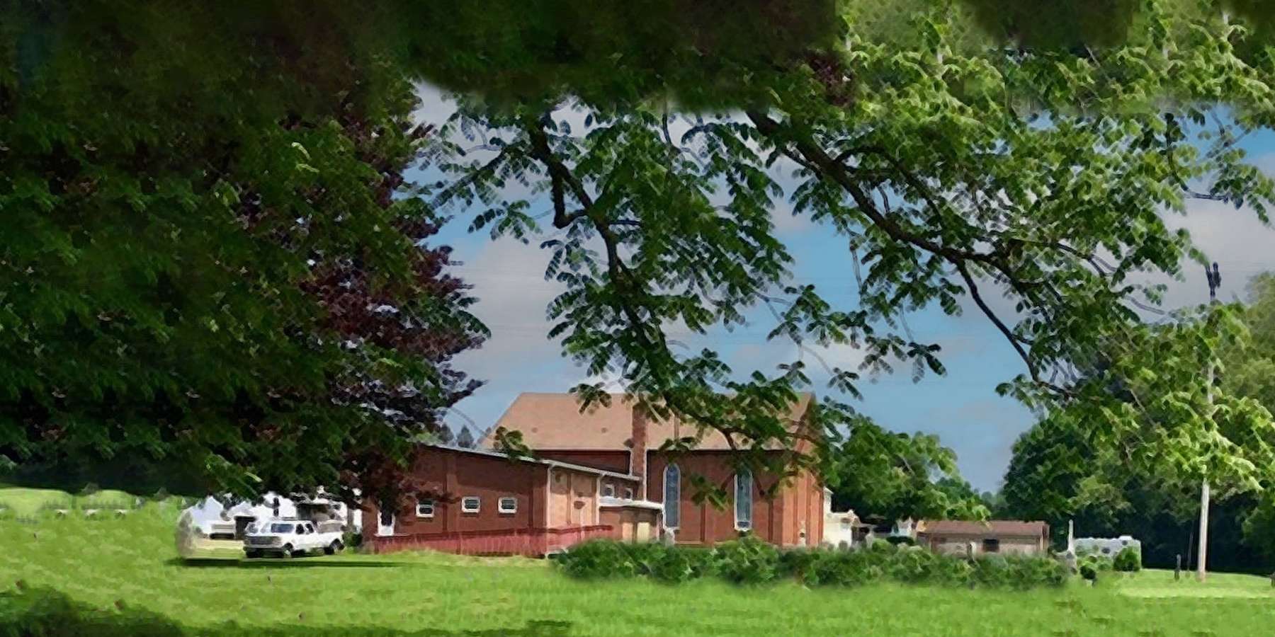 Photo of a church cemetery in New Alexandria, Pennsylvania Photo of a church cemetery in New Alexandria, Pennsylvania
