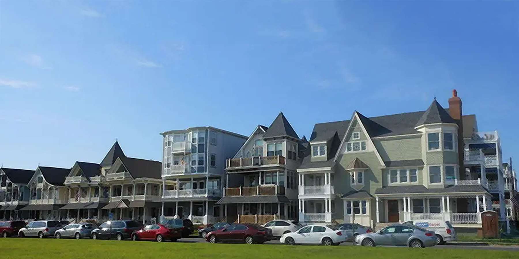Photo of Victorian Homes in Bradley Beach, New Jersey Photo of Victorian Homes in Bradley Beach, New Jersey