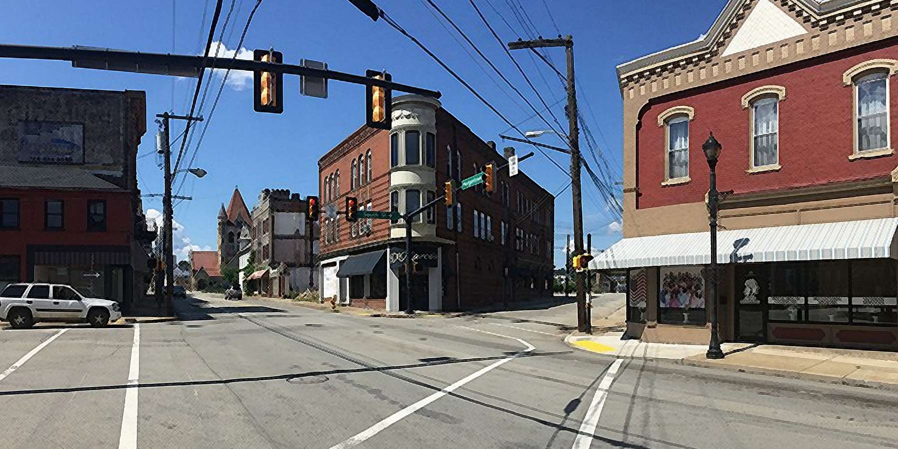 Photo of Downtown Uniontown, Pennsylvania Photo of Downtown Uniontown, Pennsylvania