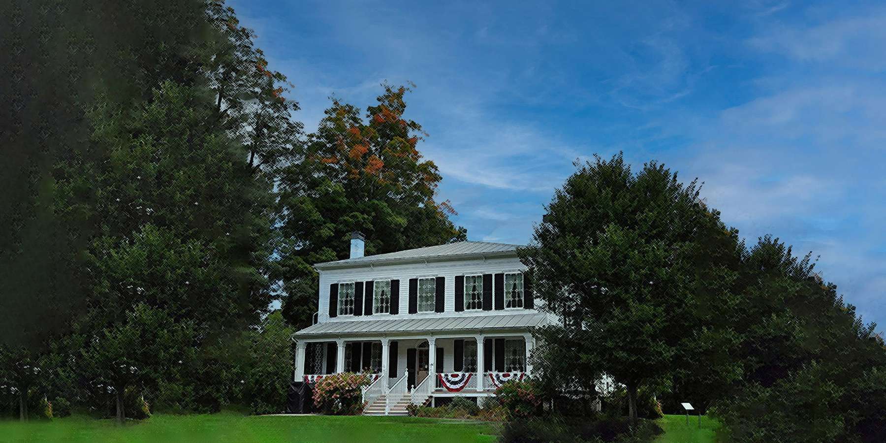 Photo of the Lansing Manor House in North Blenheim, New York Photo of the Lansing Manor House in North Blenheim, New York