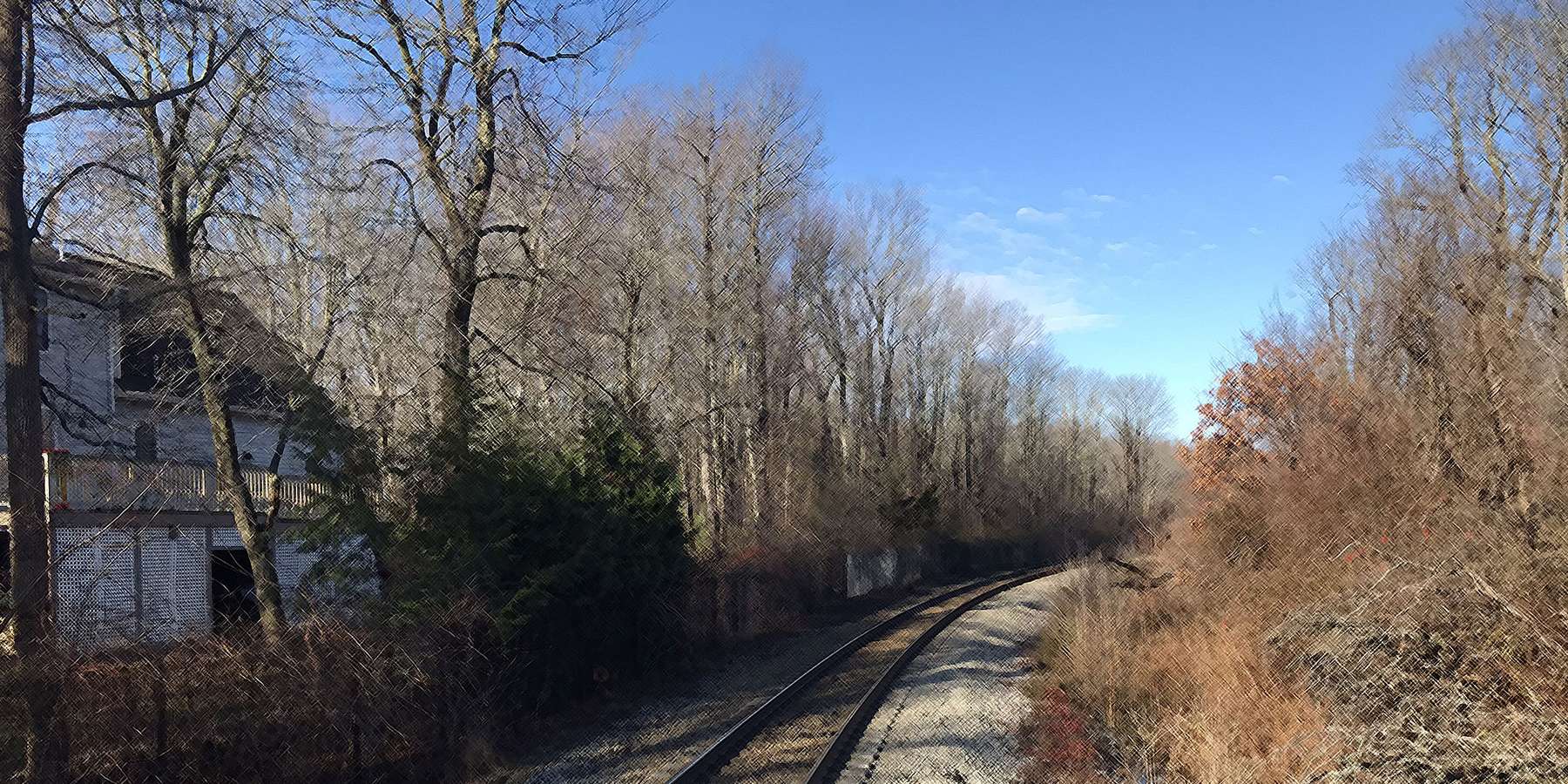Photo of the MBTA Greenbush Line near North Scituate, Rhode Island Photo of the MBTA Greenbush Line near North Scituate, Rhode Island