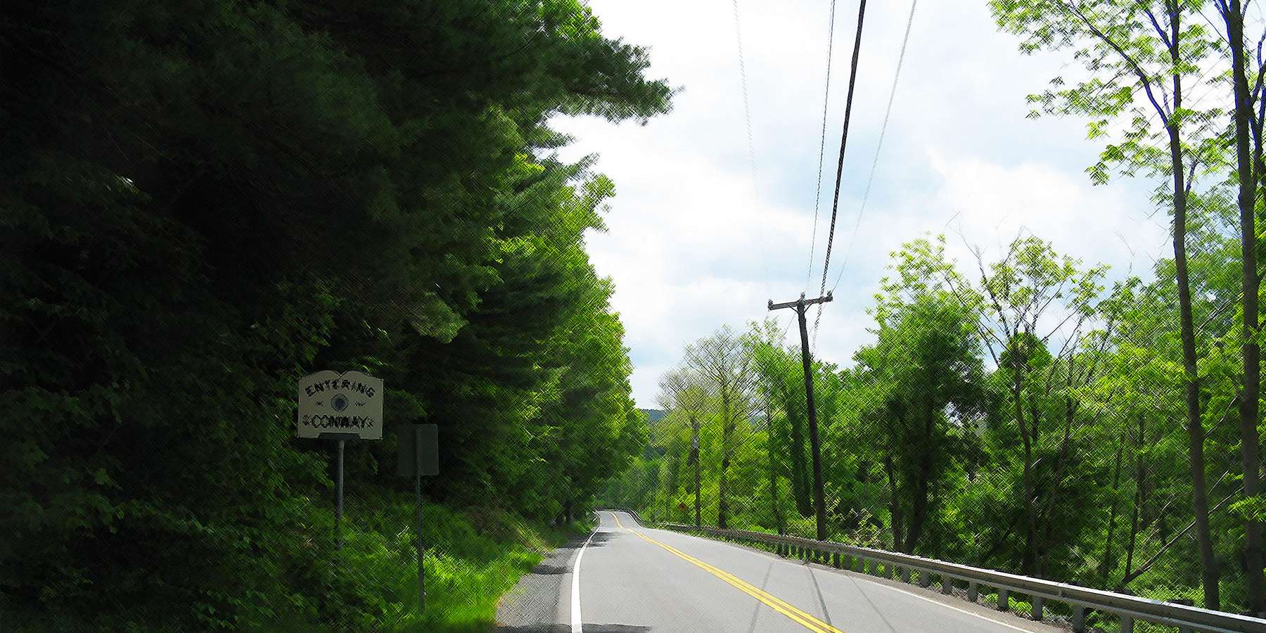 Photo of Route 116 in Conway, Massachusetts Photo of Route 116 in Conway, Massachusetts