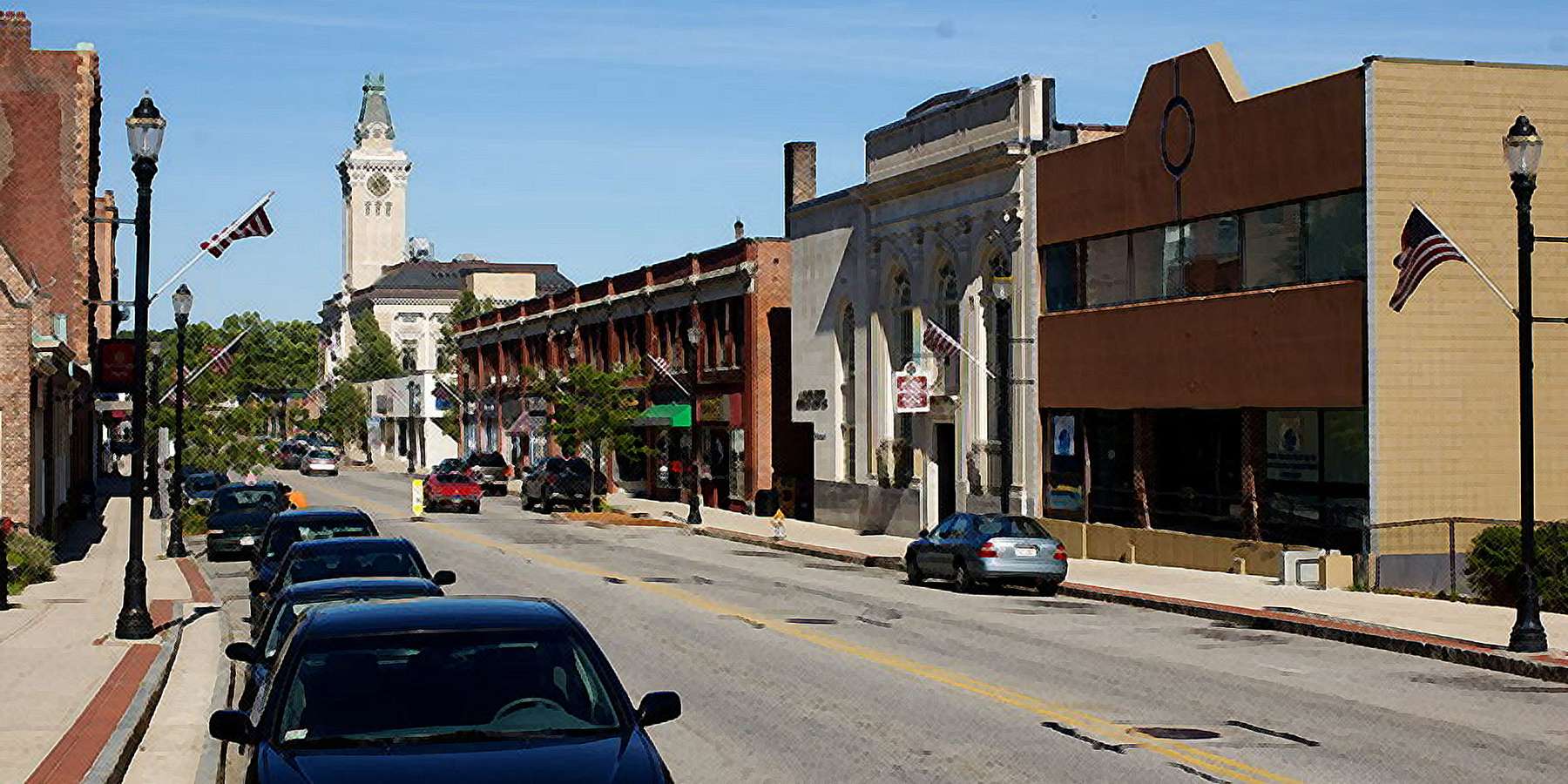 Photo of Main Street in Marlborough, Massachusetts Photo of Main Street in Marlborough, Massachusetts