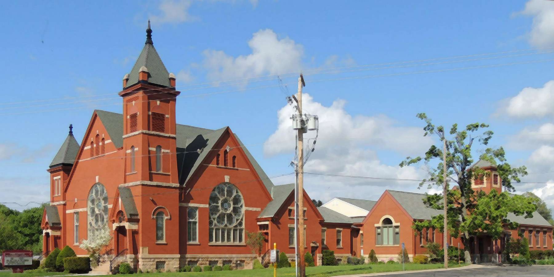 A photo of Park U M Church in East Freedom, PA A photo of Park U M Church in East Freedom, PA