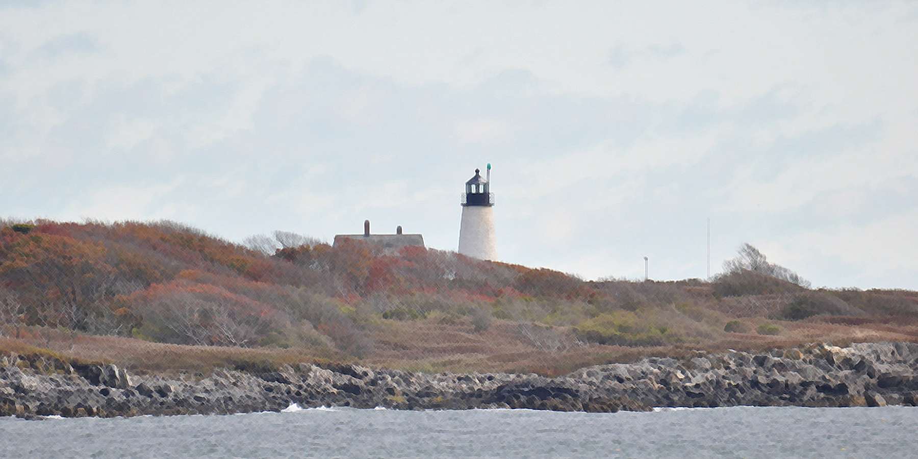 Photo of Island Light in Biddeford Pool, Maine Photo of Island Light in Biddeford Pool, Maine