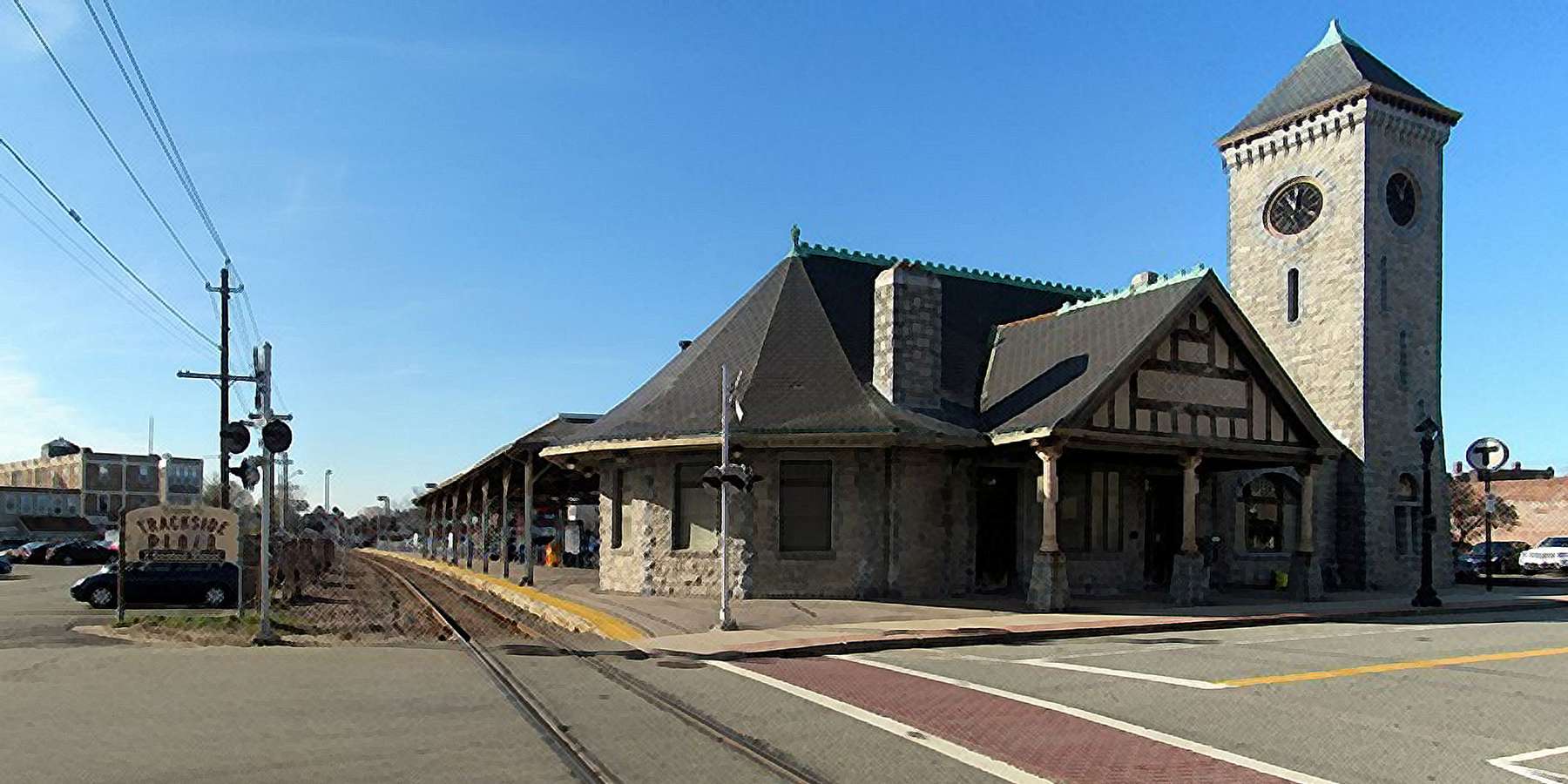 Photo of Stoughton Station in Stoughton, Massachusetts Photo of Stoughton Station in Stoughton, Massachusetts