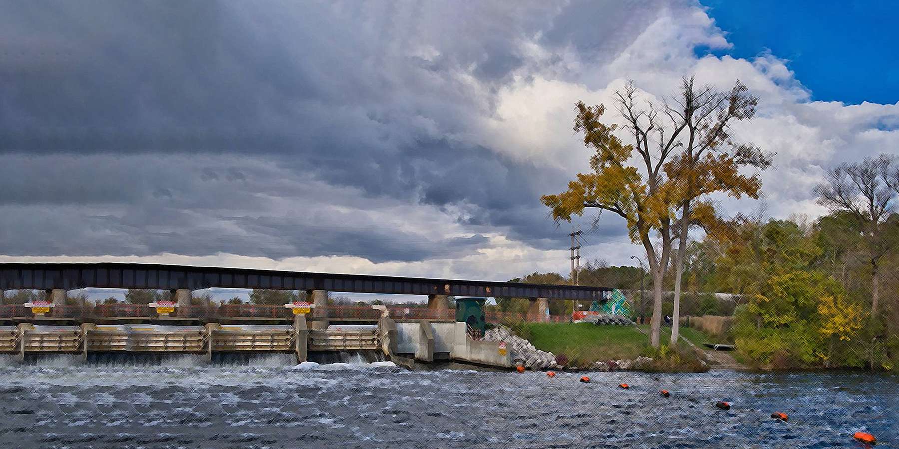 Photo of Argo Dam in Hogansburg, New York Photo of Argo Dam in Hogansburg, New York