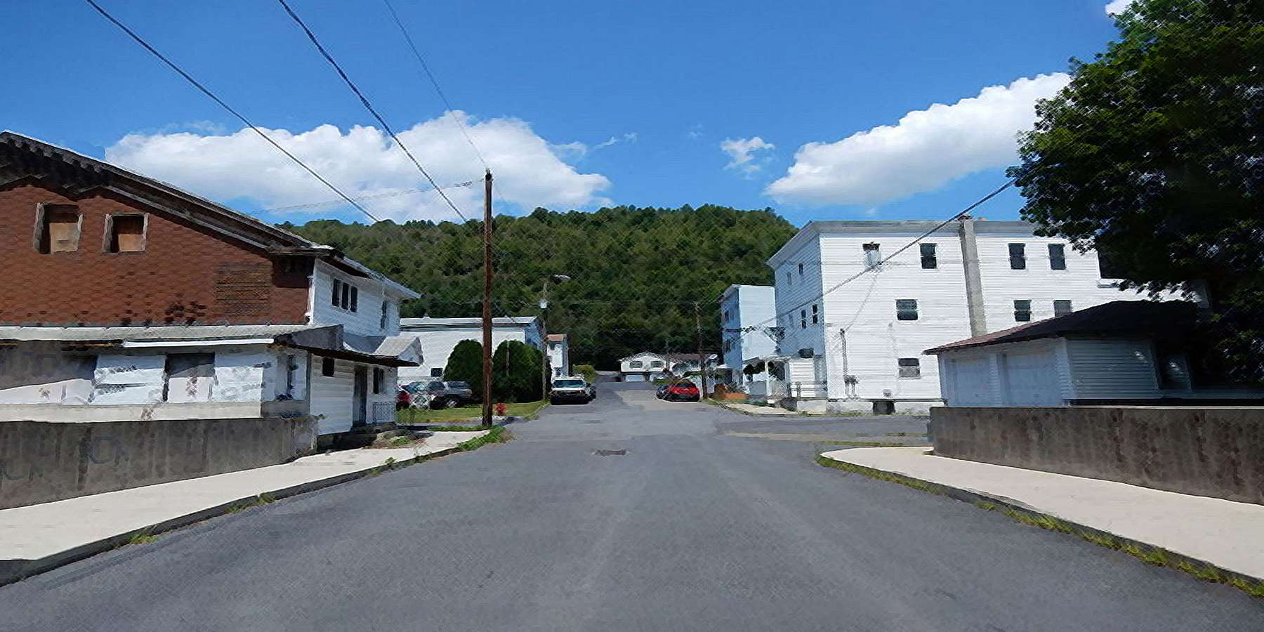 A photo of Bridge St., Mahanoy Park, Pennsylvania A photo of Bridge St., Mahanoy Park, Pennsylvania
