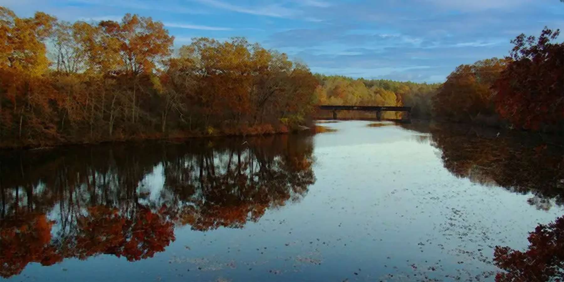 Photo of the Quinebaug River in Canterbury, Connecticut Photo of the Quinebaug River in Canterbury, Connecticut
