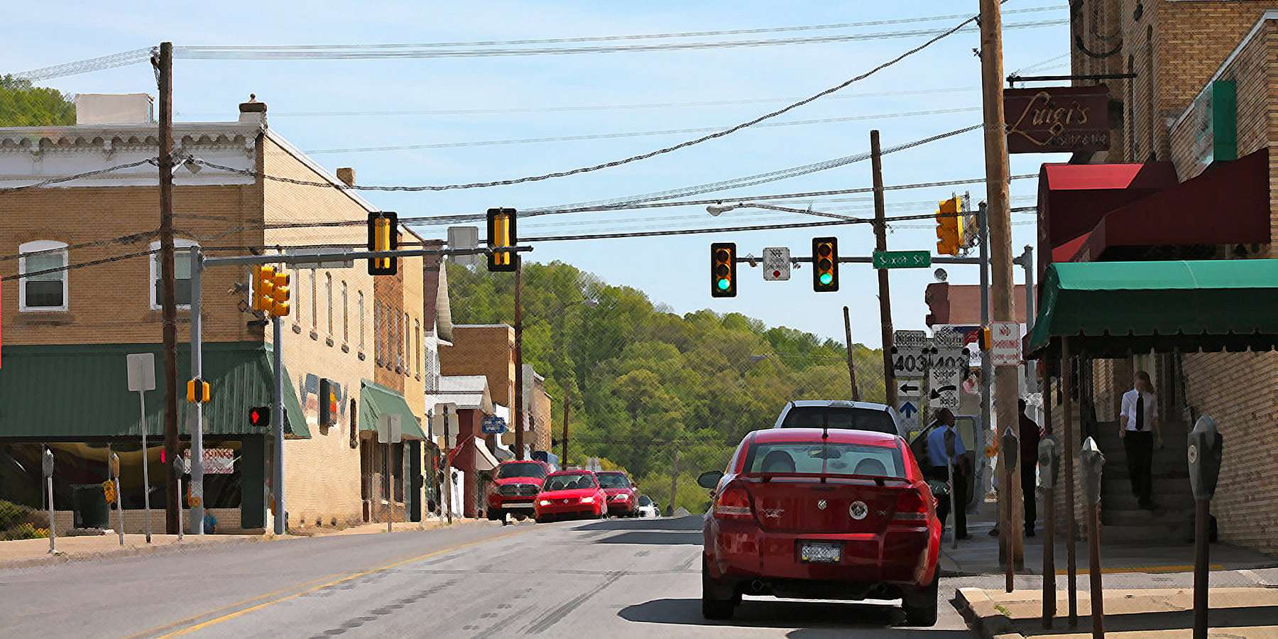 A photo of Downtown Clymer in Clymer, Pennsylvania A photo of Downtown Clymer in Clymer, Pennsylvania