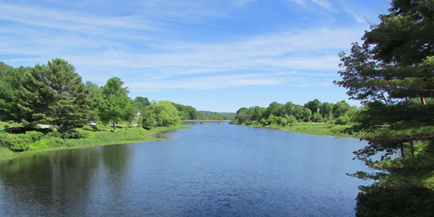 Photo of a river in Orland, Maine Photo of a river in Orland, Maine