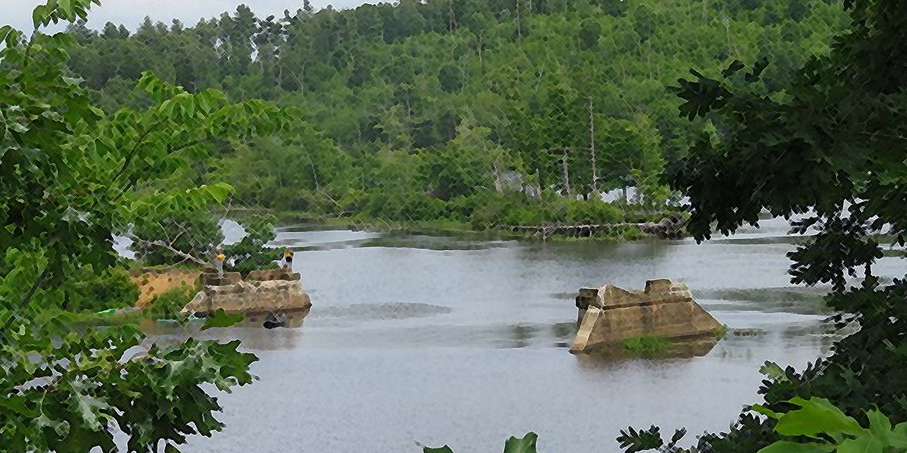 Photo of the SNE embankment in Brimfield, Massachusetts Photo of the SNE embankment in Brimfield, Massachusetts