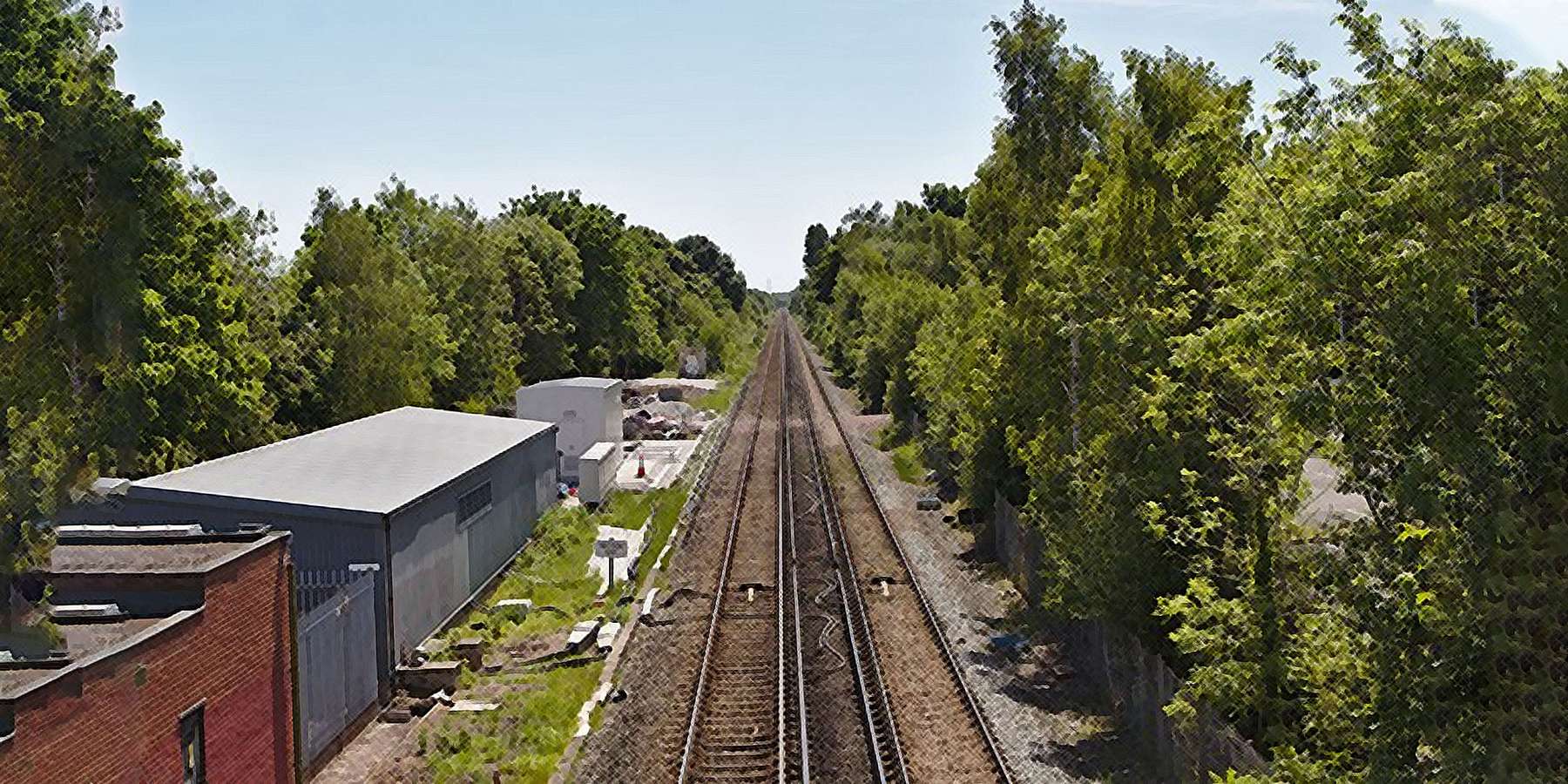 Photo of the View South from Allport Road Bridge in Allport, Pennsylvania Photo of the View South from Allport Road Bridge in Allport, Pennsylvania