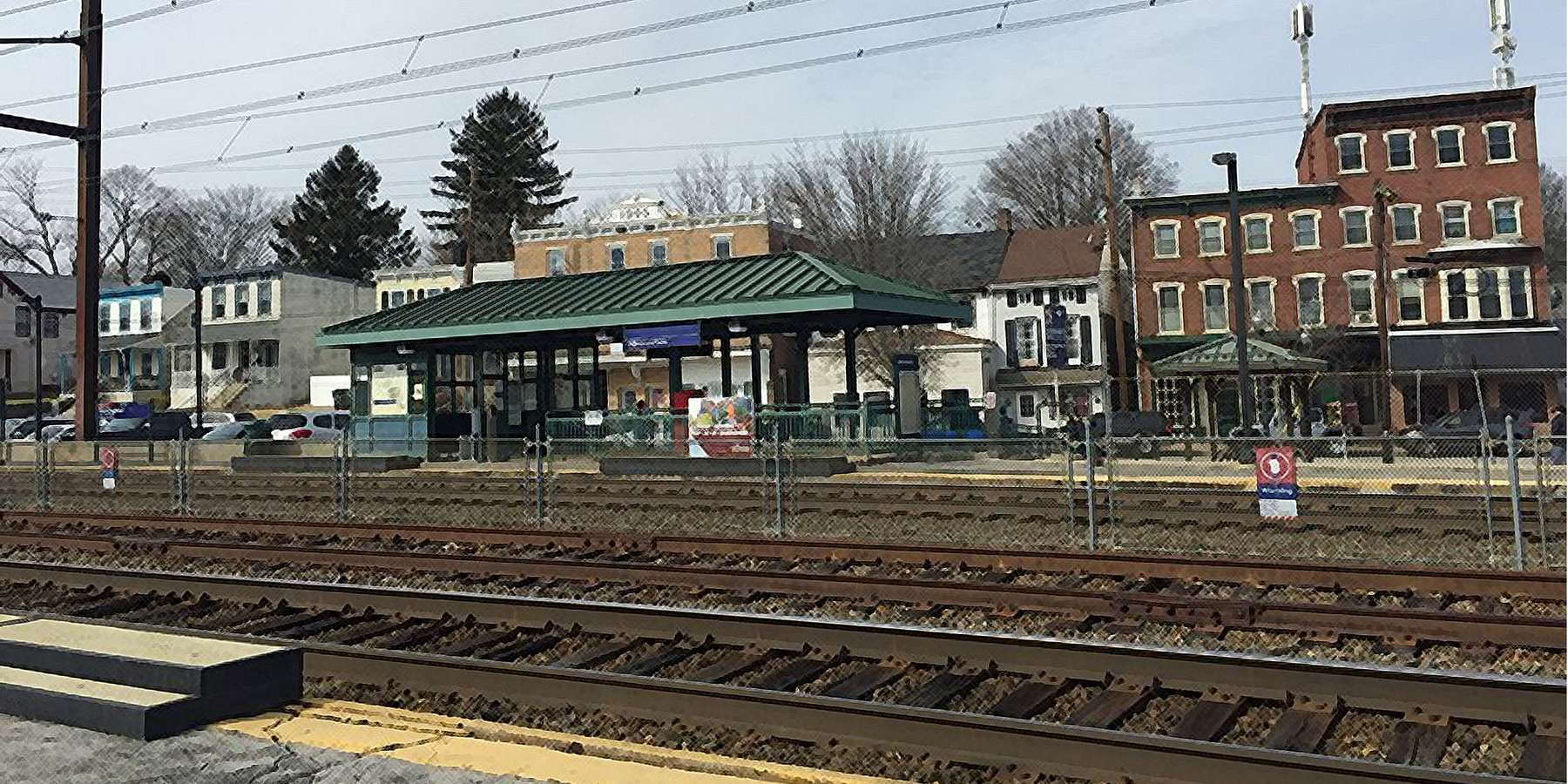 Photo of Downingtown Station in Downingtown, Pennsylvania Photo of Downingtown Station in Downingtown, Pennsylvania