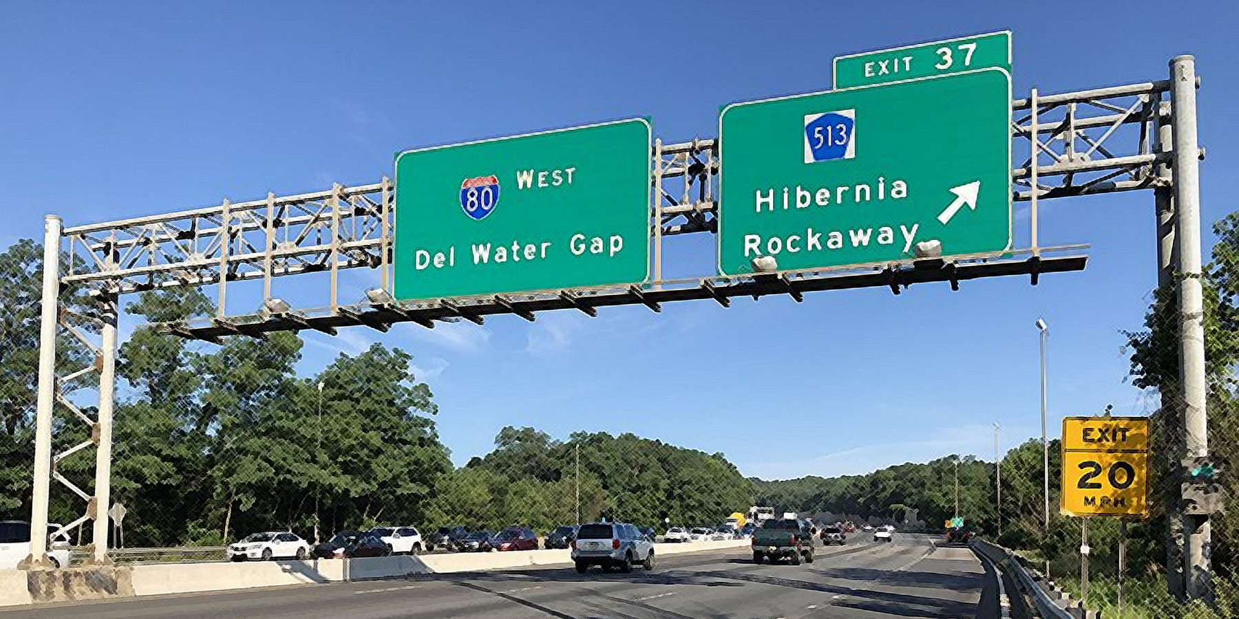 Photo of Morris County Route 513 in Hibernia, New Jersey Photo of Morris County Route 513 in Hibernia, New Jersey