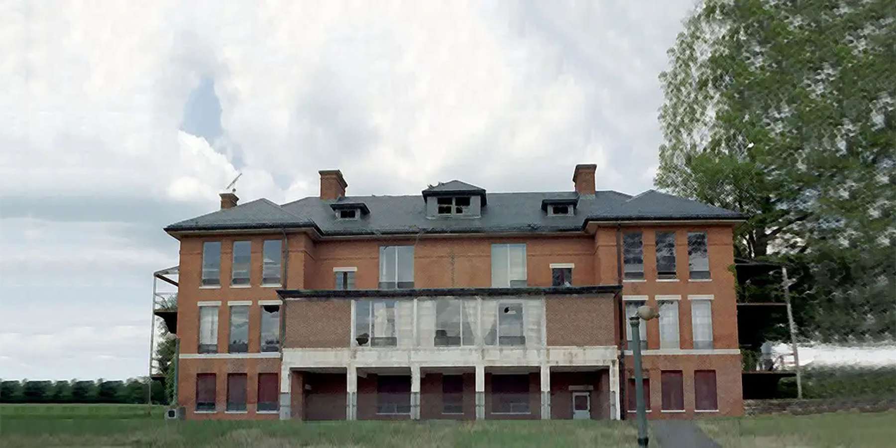 Photo of the Mansfield Training School Dormitory in Mansfield Depot, Connecticut Photo of the Mansfield Training School Dormitory in Mansfield Depot, Connecticut