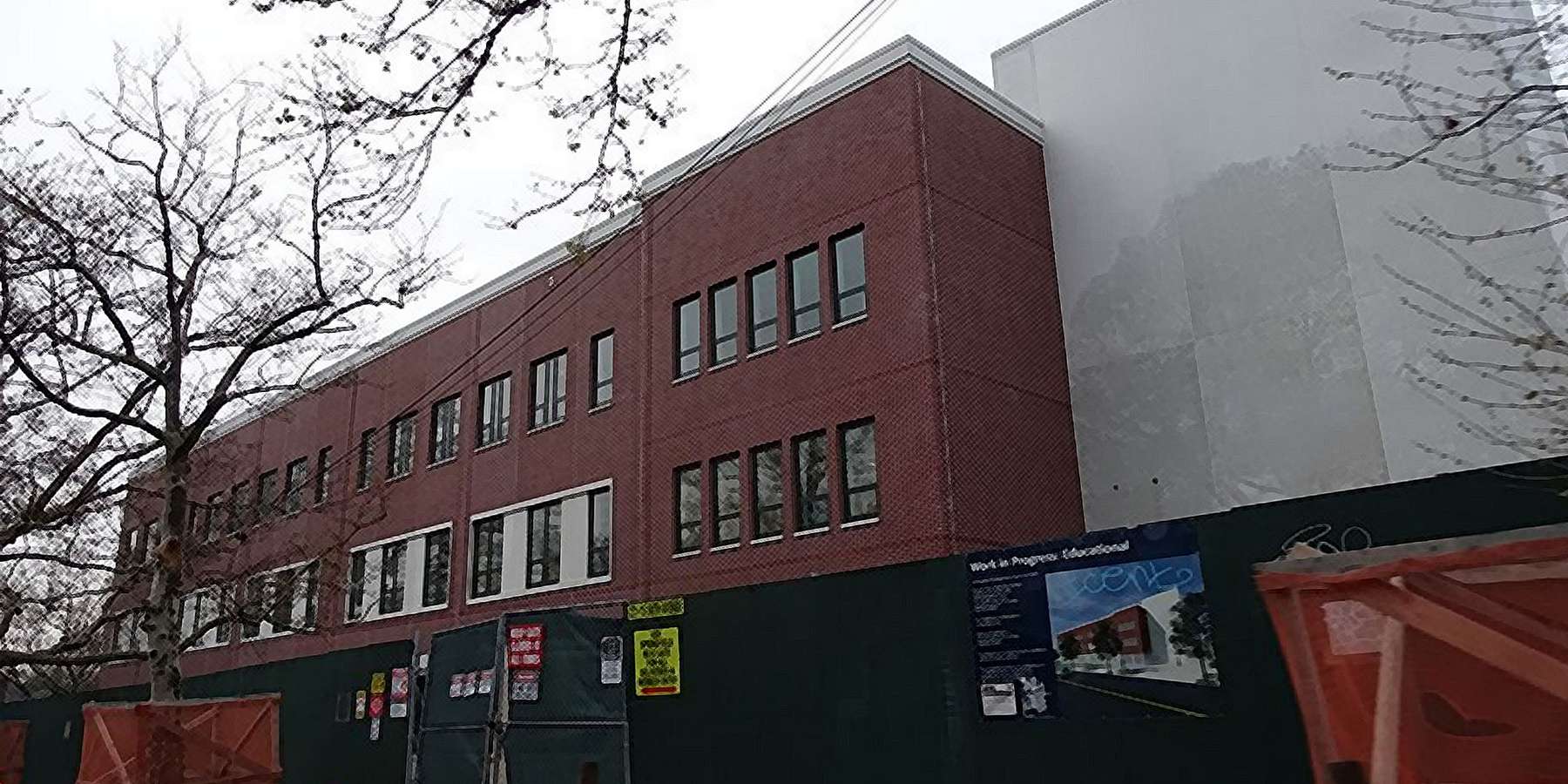 Photo of the Benjamin N. Cardozo High School Annex Building in Oakland Gardens, New York Photo of the Benjamin N. Cardozo High School Annex Building in Oakland Gardens, New York