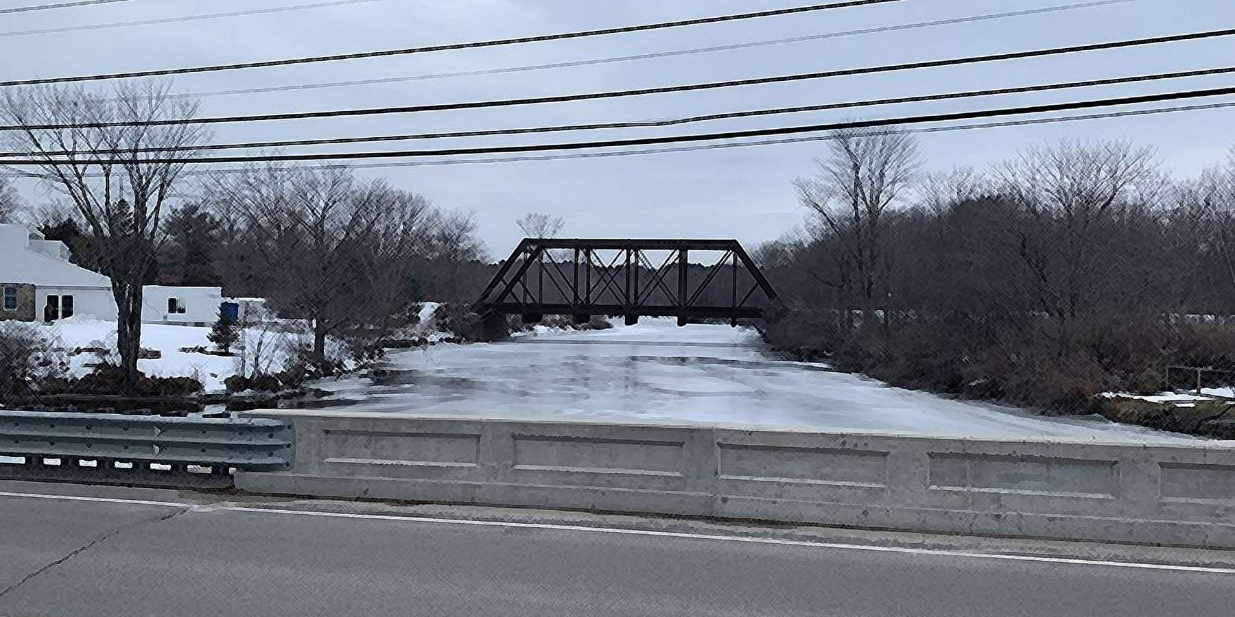 Photo of a Railway Trestle in Yarmouth, Maine Photo of a Railway Trestle in Yarmouth, Maine
