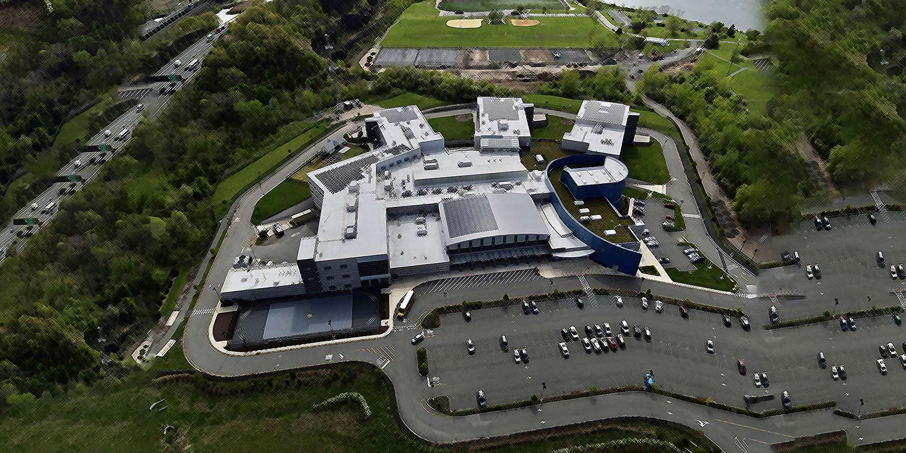 Photo of the High Tech High School Building in Secaucus, New Jersey Photo of the High Tech High School Building in Secaucus, New Jersey