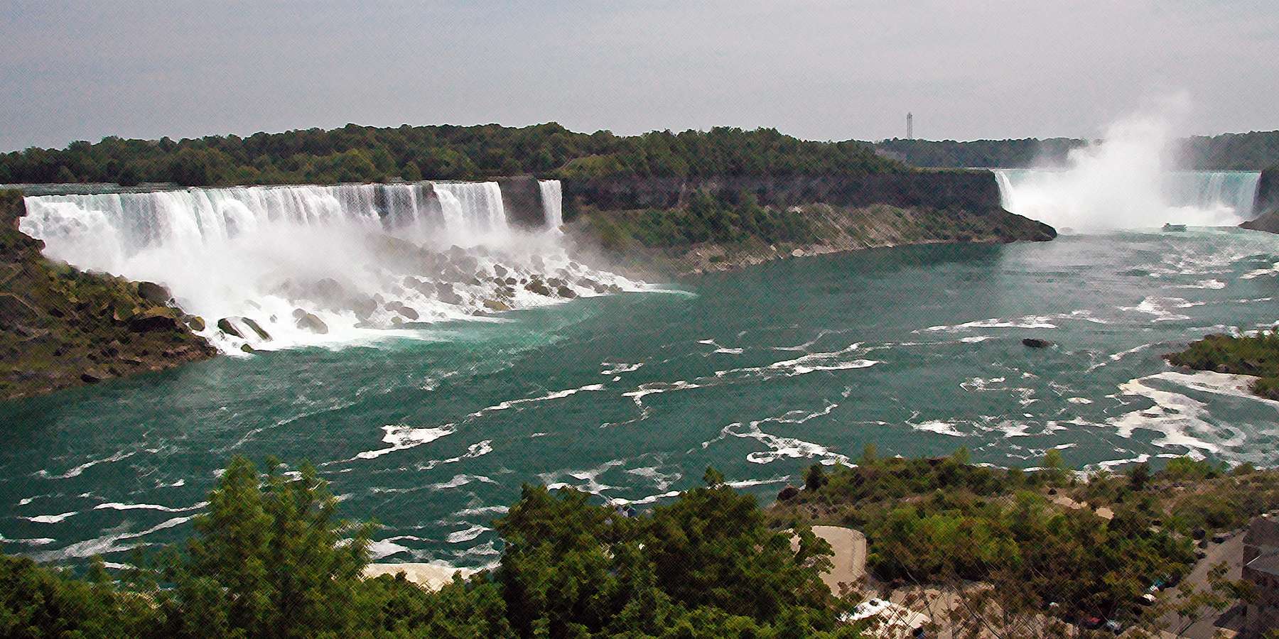 Photo of the Falls in Niagara Falls, New York Photo of the Falls in Niagara Falls, New York