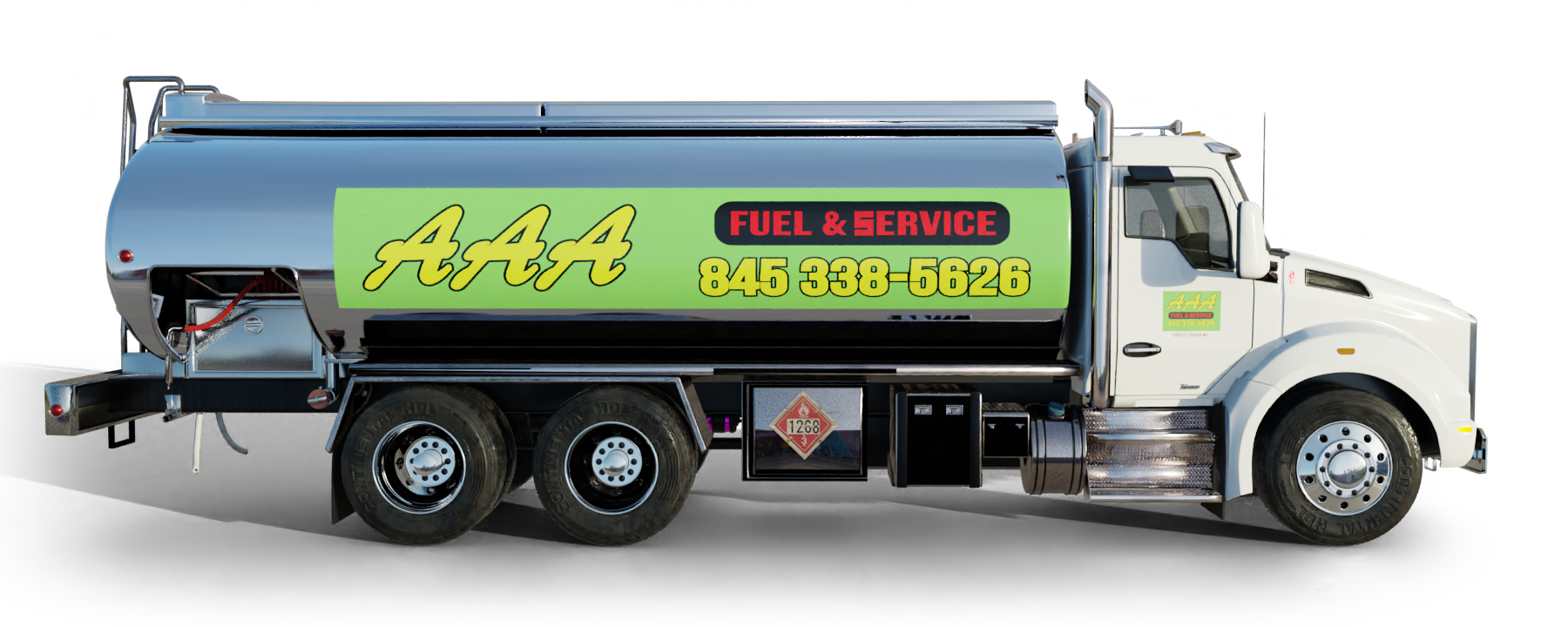 Leo Oil Heating Oil Truck  Leo Oil residential home heating oil truck with a luxury 6 bedroom seaside residence in Central Islip, Long Island, New York delivering fuel oil.