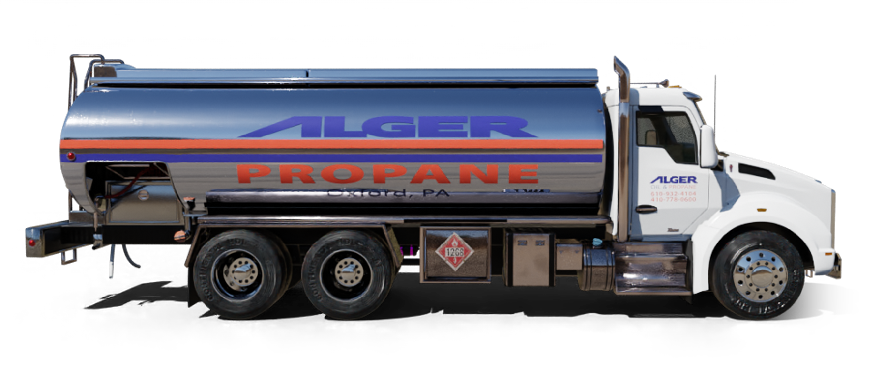 Heatly Oil truck Heatly Oil Truck in front of metro line