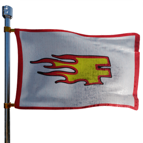 Firemans Fuel Heating Oil Prices Flag Photo of Firemans Fuel flag denoting best heating oil prices the company offers