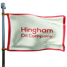 Hingham Oil Heating Oil Prices Flag Photo of Hingham Oil flag denoting best heating oil prices the company offers