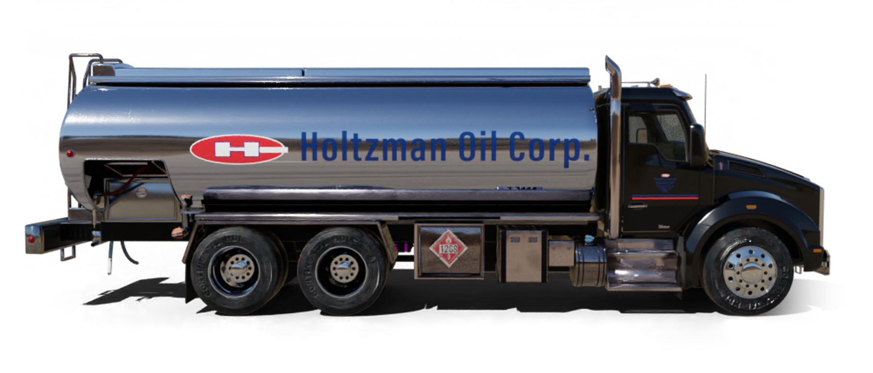 Heatly Oil truck Heatly Oil Truck in front of metro line