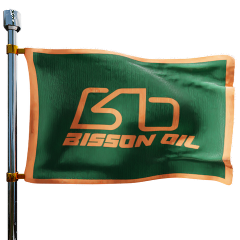 Bisson Oil Heating Oil Prices Flag Photo of Bisson Oil flag denoting best heating oil prices the company offers