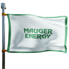 Mauger & Company Inc Heating Oil Prices Flag Photo of Mauger & Company Inc flag denoting best heating oil prices the company offers