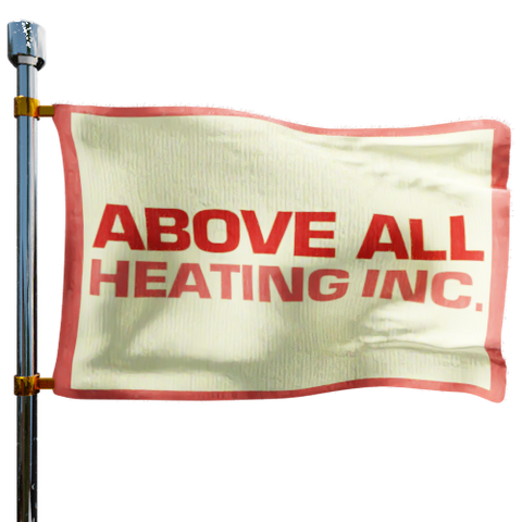 Above All Heating Inc Heating Oil Prices Flag Photo of Above All Heating Inc flag denoting best heating oil prices the company offers