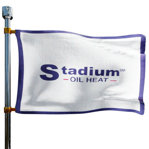 Stadium Oil Heat cash heating oil price logo