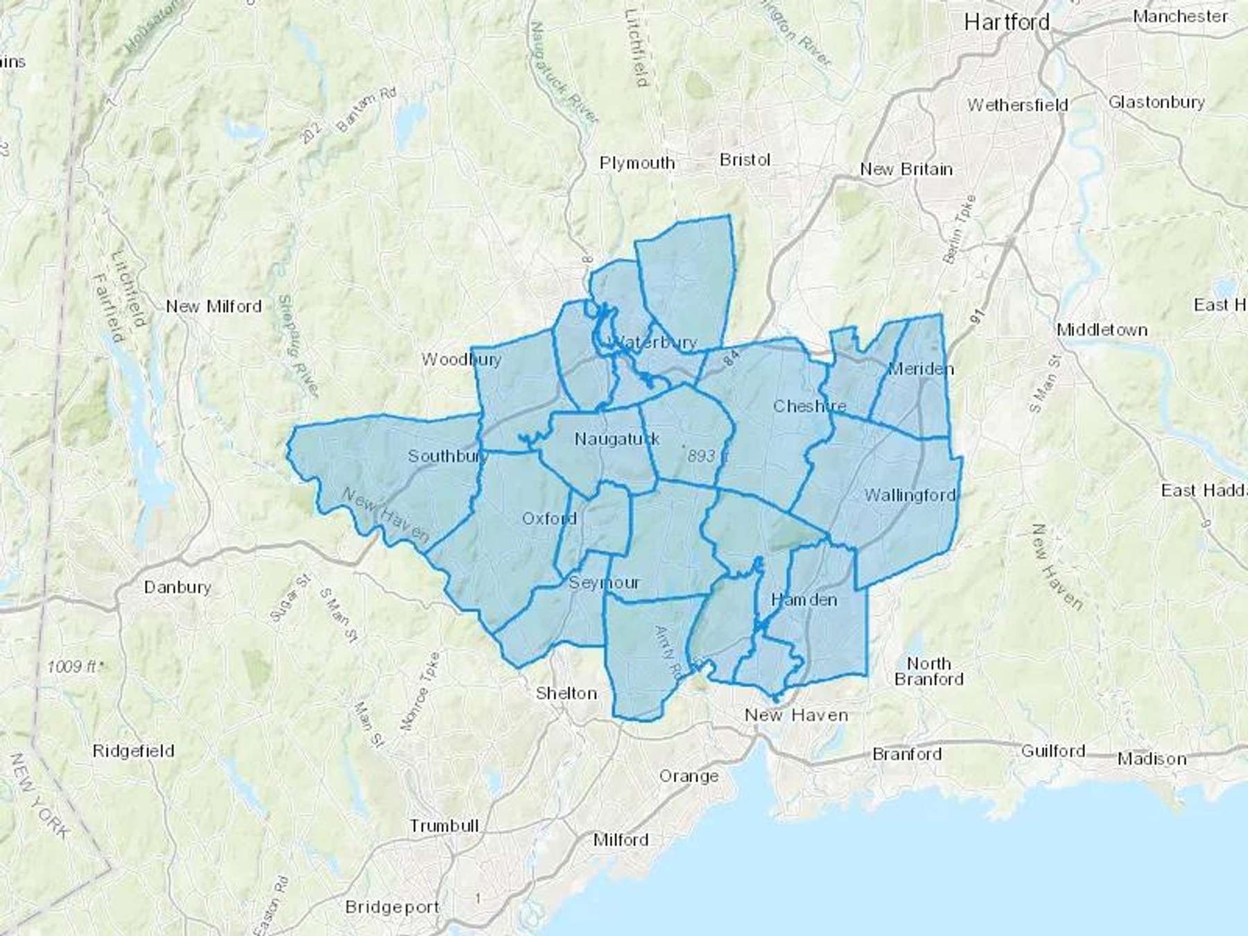 Martin Heating Oil LLC Cash Heating Oil Delivery Map Map With The Martin Heating Oil LLC Heating Oil Delivery Area Shaded In Blue