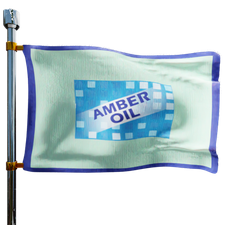 Amber Oil Inc Heating Oil Prices Flag Photo of Amber Oil Inc flag denoting best heating oil prices the company offers