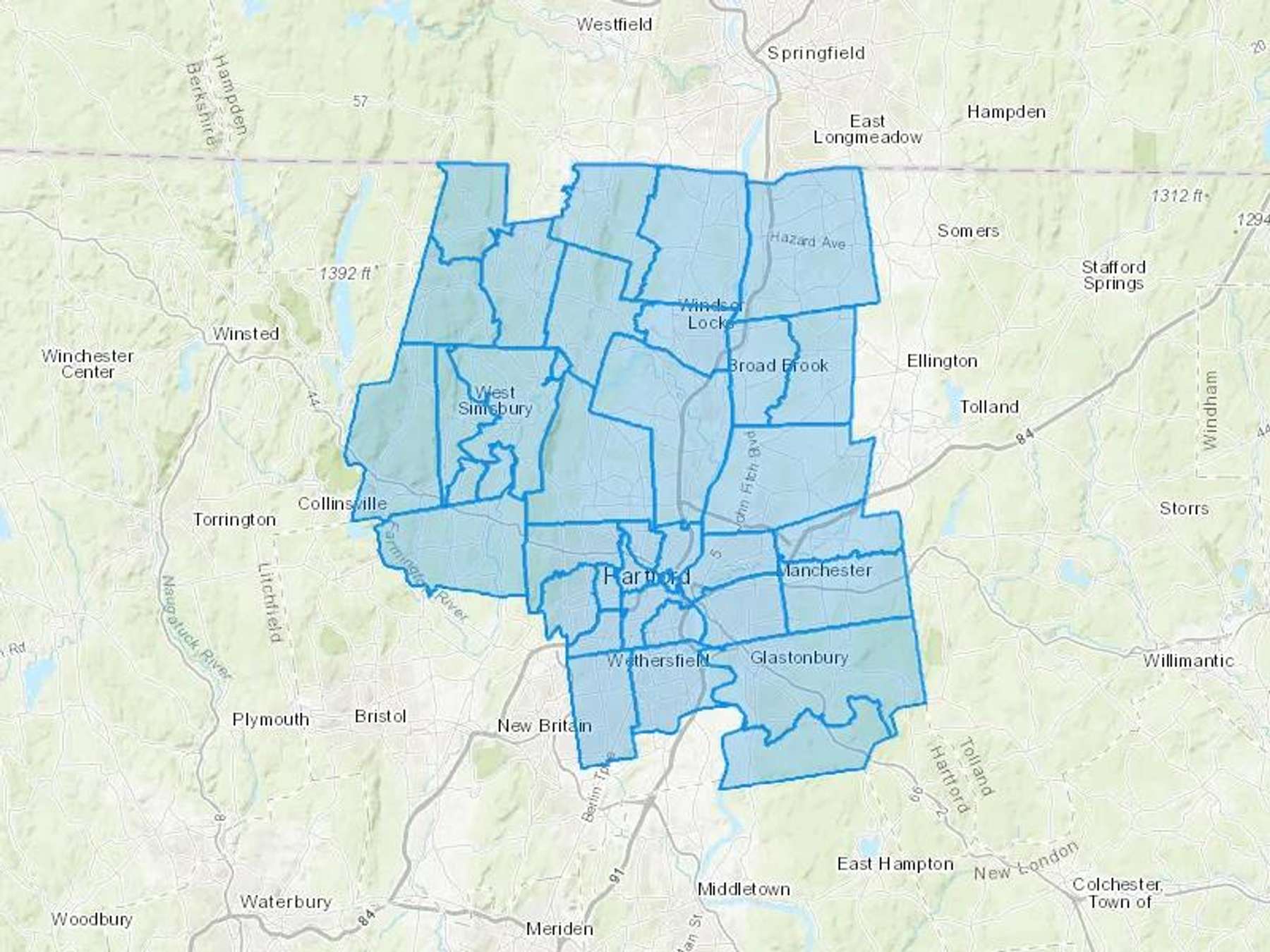 Amber Oil Inc Cash Heating Oil Delivery Map Map With The Amber Oil Inc Heating Oil Delivery Area Shaded In Blue