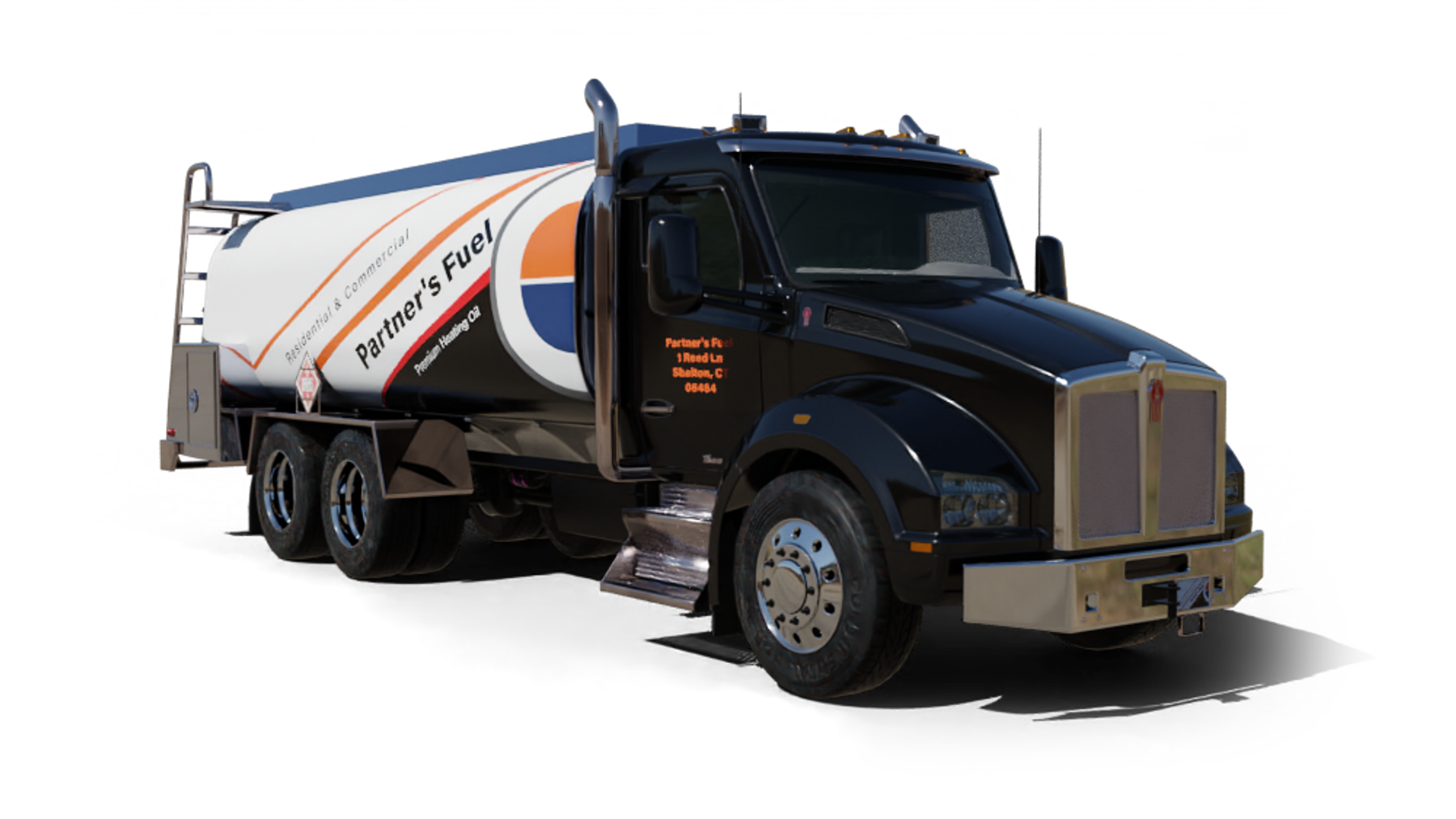 Heatly Oil truck Heatly Oil Truck in front of metro line