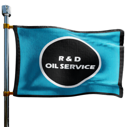 R & D Oil Service cash heating oil price logo