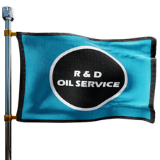 R & D Oil Service Heating Oil Prices Flag Photo of R & D Oil Service flag denoting best heating oil prices the company offers