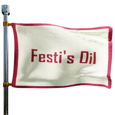 Festi's Oil Service Heating Oil Prices Flag Photo of Festi's Oil Service flag denoting best heating oil prices the company offers