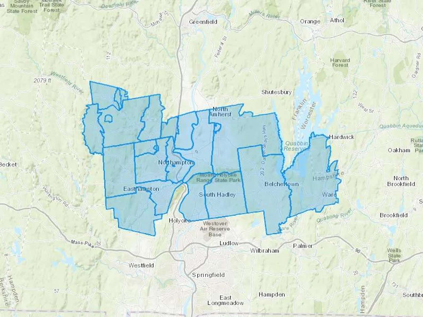 Kieras Oil Inc Cash Heating Oil Delivery Map Map With The Kieras Oil Inc Heating Oil Delivery Area Shaded In Blue