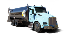 Eklund Park Utilities Inc Cash Heating Oil truck Photo of a Eklund Park Utilities Inc heating oil truck