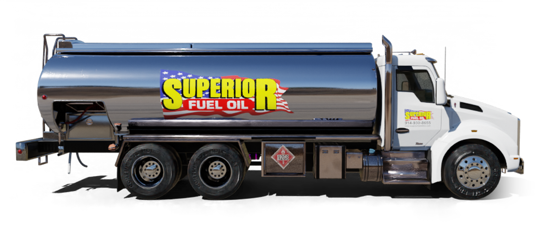 Southville Petroleum Heating Oil Truck Southville Petroleum residential home heating oil truck on Conklin Street in Farmingdale, Long Island, New York delivering fuel oil.