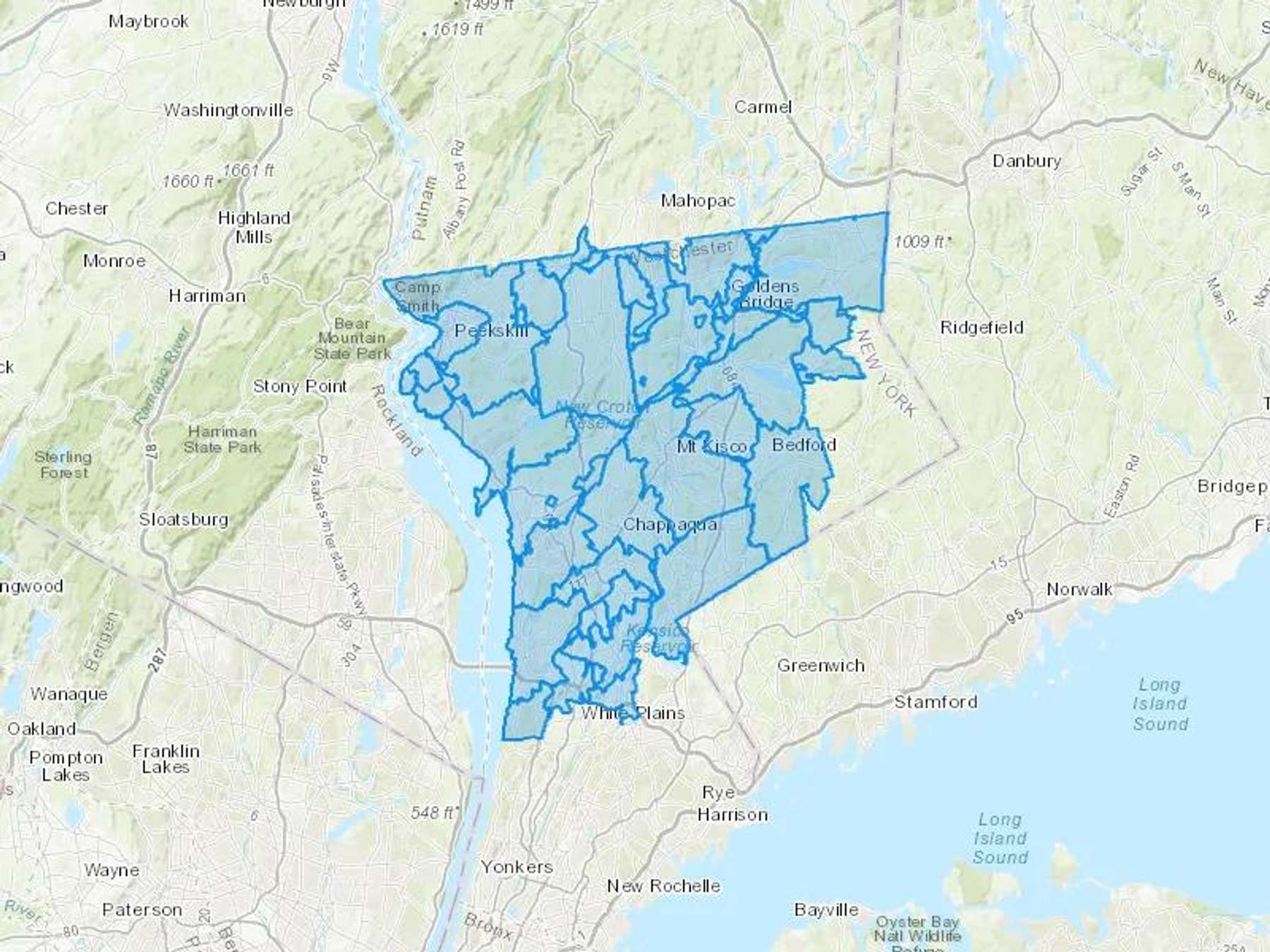 Superior Fuel Oil Inc Cash Heating Oil Delivery Map Map With The Superior Fuel Oil Inc Heating Oil Delivery Area Shaded In Blue