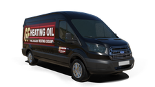 Gf Heating Oil LLC furnace repair van Photo of a Gf Heating Oil LLC furnace repair van