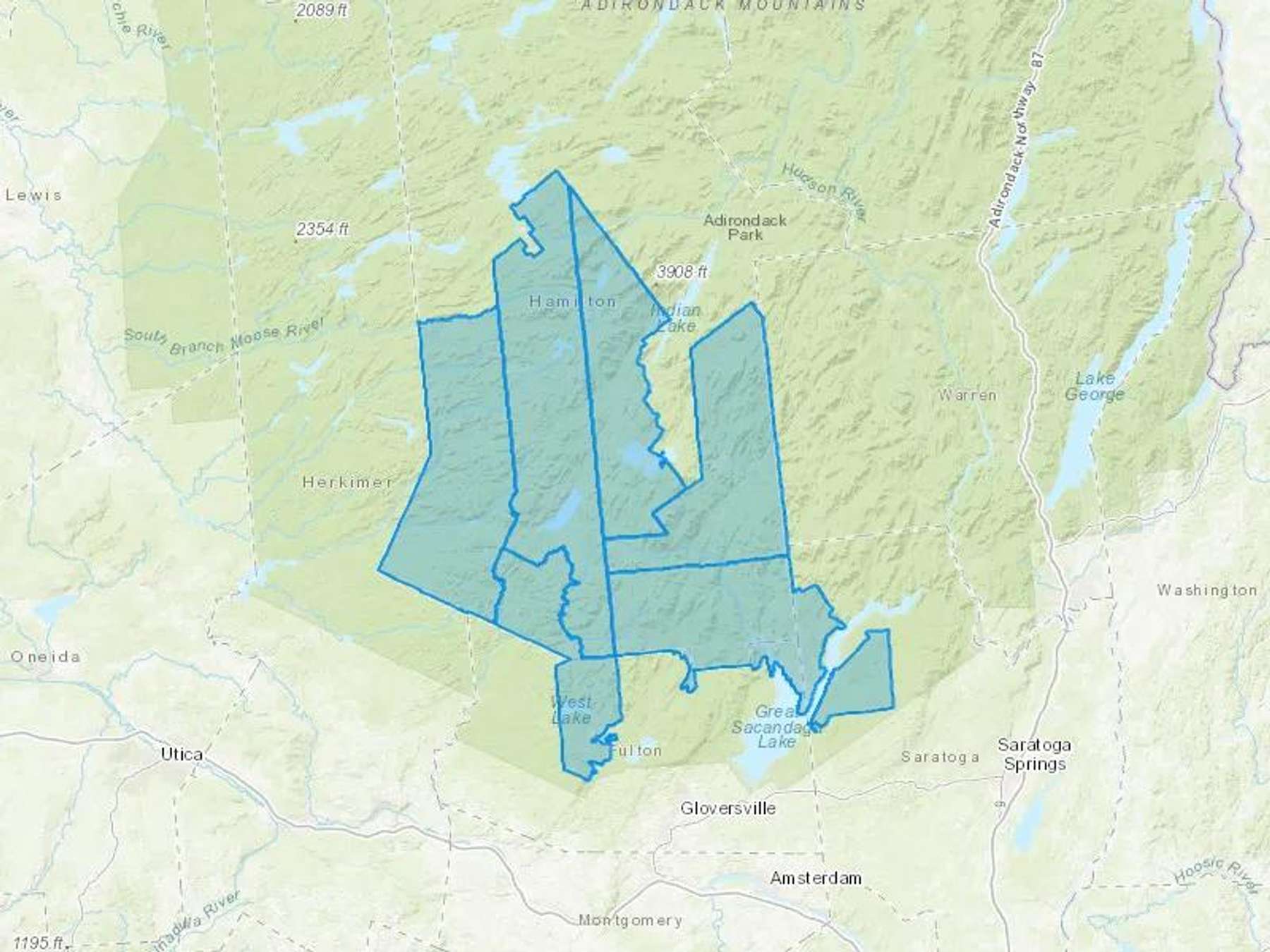 J & R Eldredge Inc Cash Heating Oil Delivery Map Map With The J & R Eldredge Inc Heating Oil Delivery Area Shaded In Blue